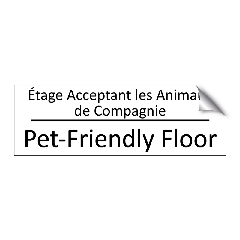 Étage Acceptant les Animaux de  /.../ - Pet-Friendly Floor