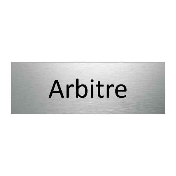 Arbitre & Arbitre & Arbitre & Arbitre & Arbitre & Arbitre & Arbitre
