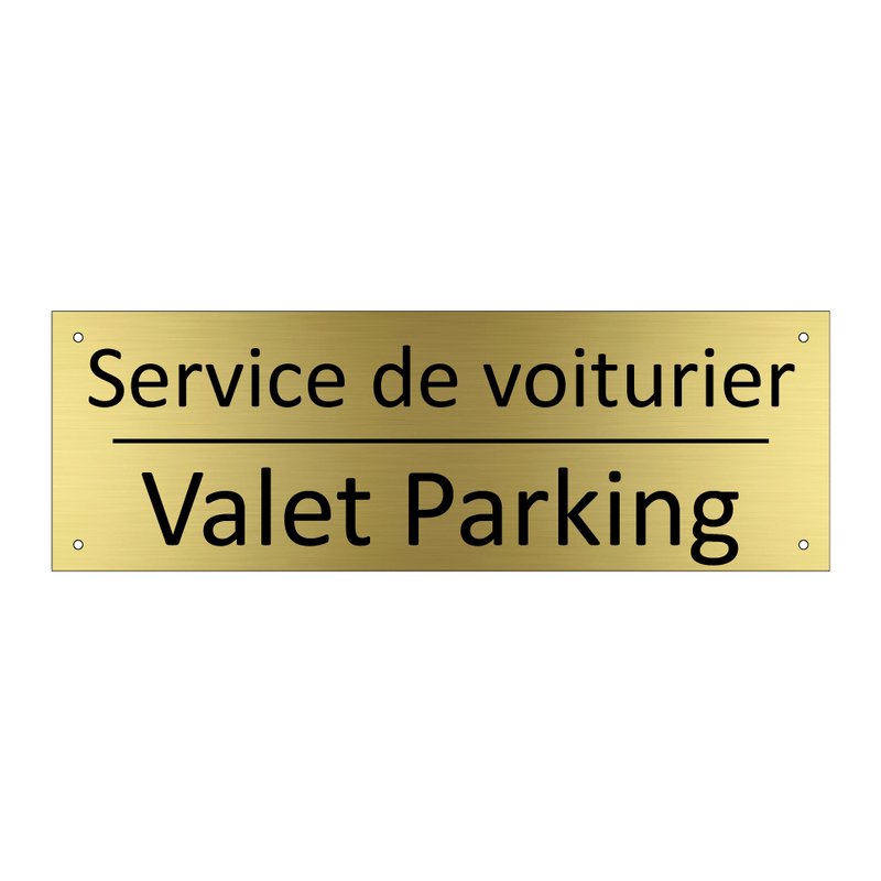 Service de voiturier - Valet Parking
