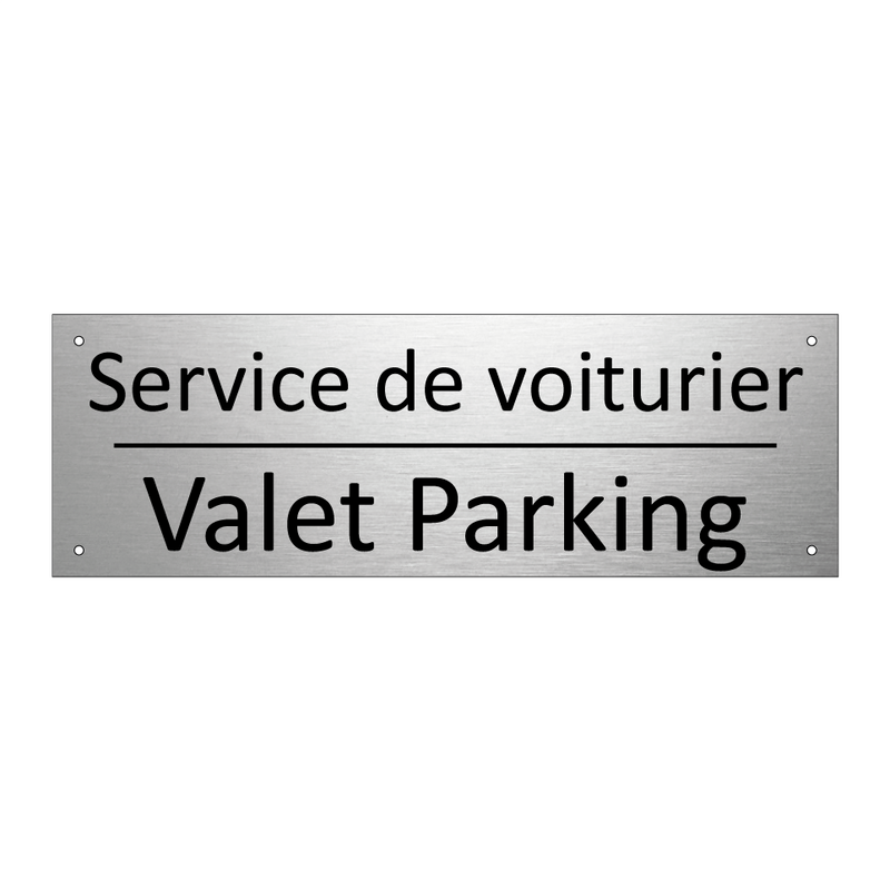 Service de voiturier - Valet Parking