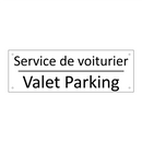 Service de voiturier - Valet Parking