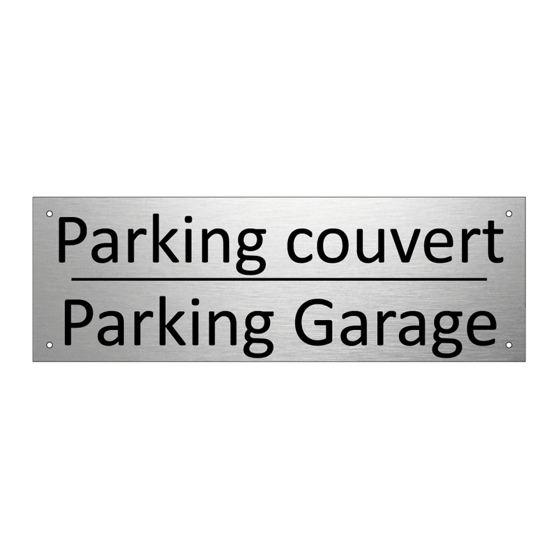 Parking couvert - Parking Garage