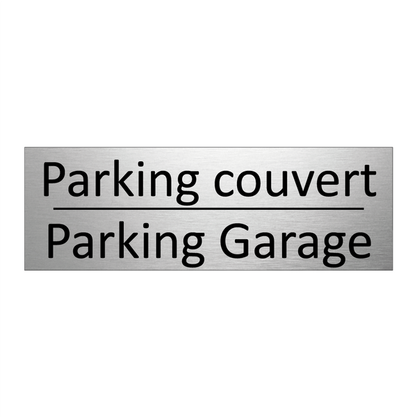 Parking couvert - Parking Garage