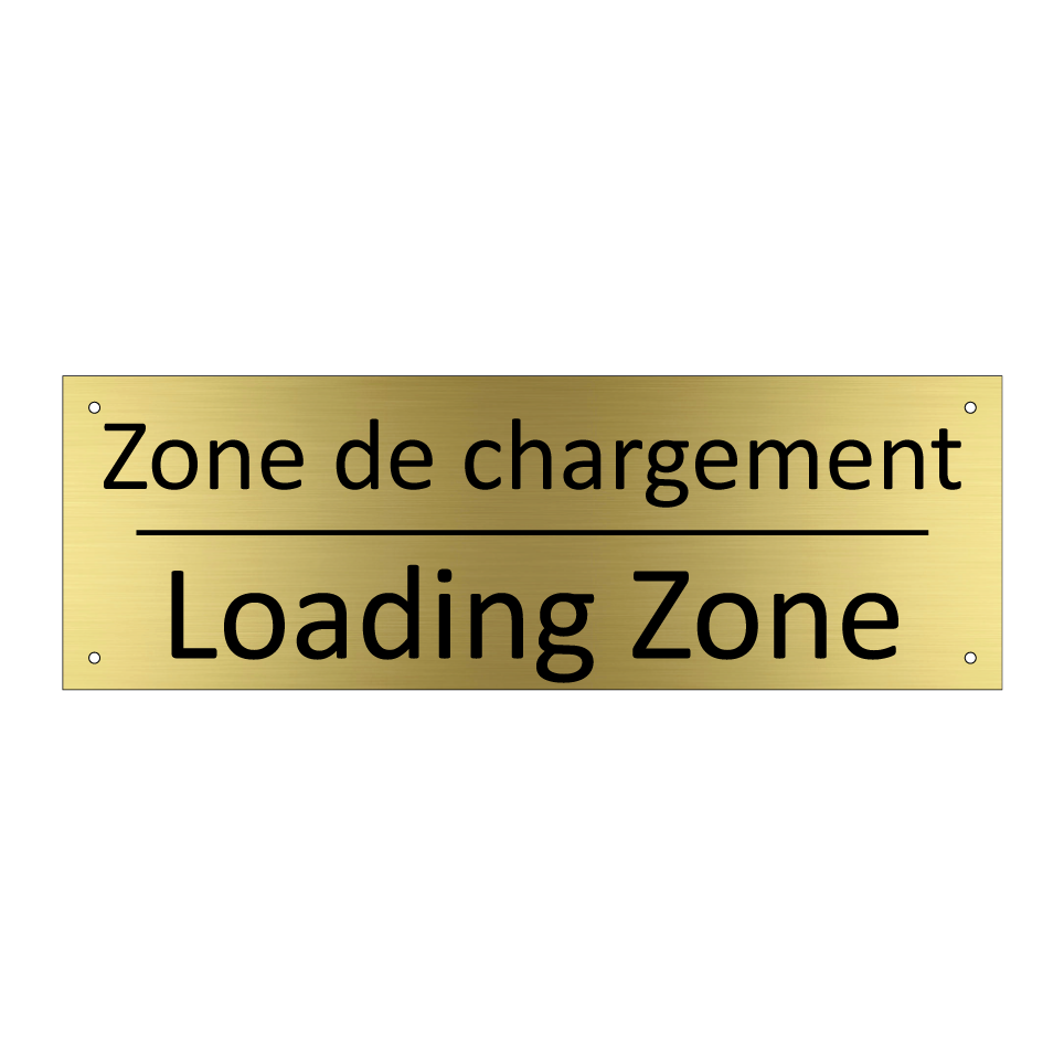 Zone de chargement - Loading Zone