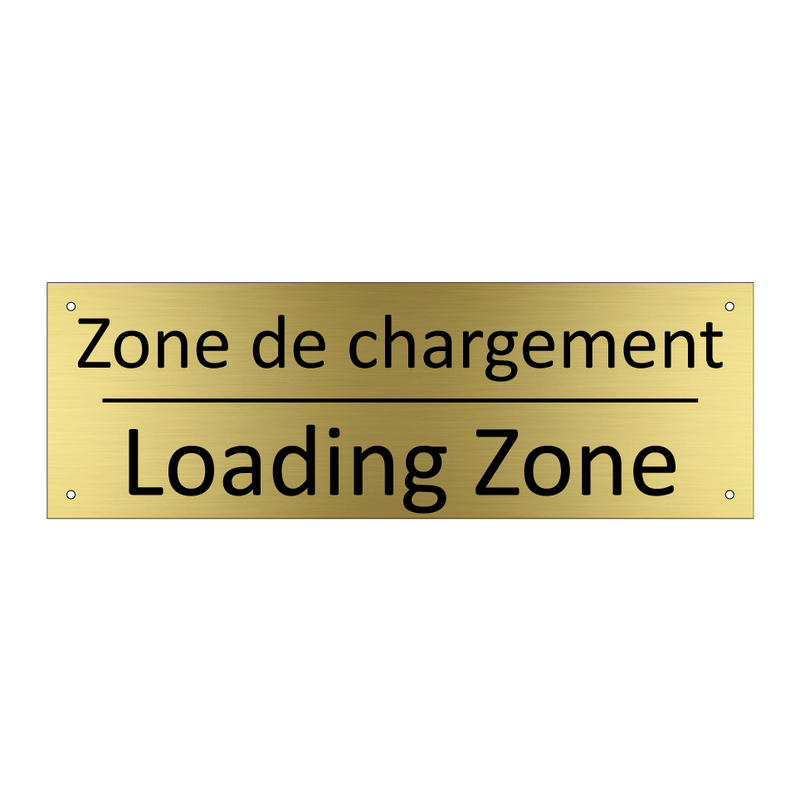 Zone de chargement - Loading Zone