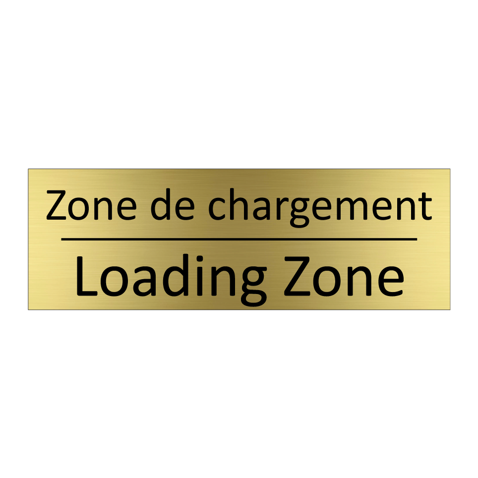 Zone de chargement - Loading Zone