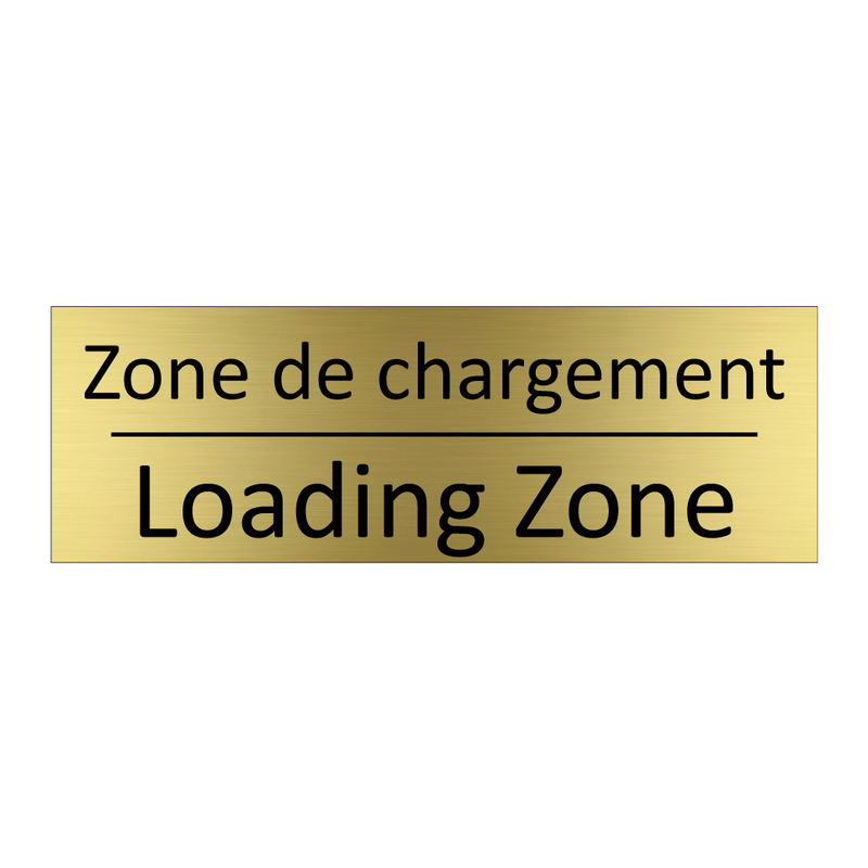 Zone de chargement - Loading Zone