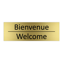 Bienvenue - Welcome
