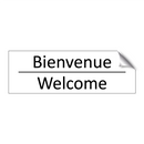 Bienvenue - Welcome