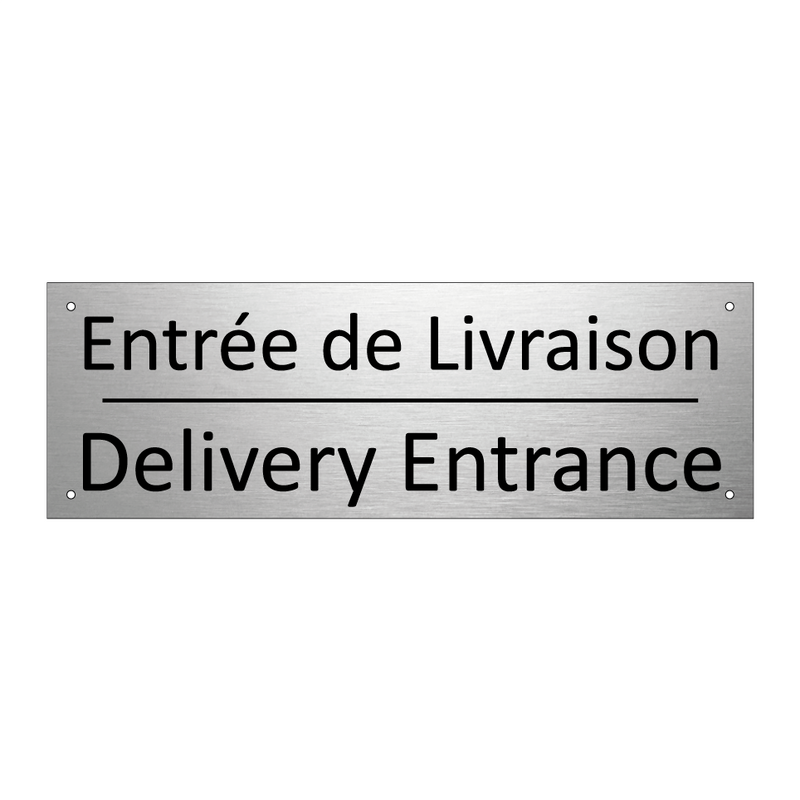 Entrée de Livraison - Delivery Entrance