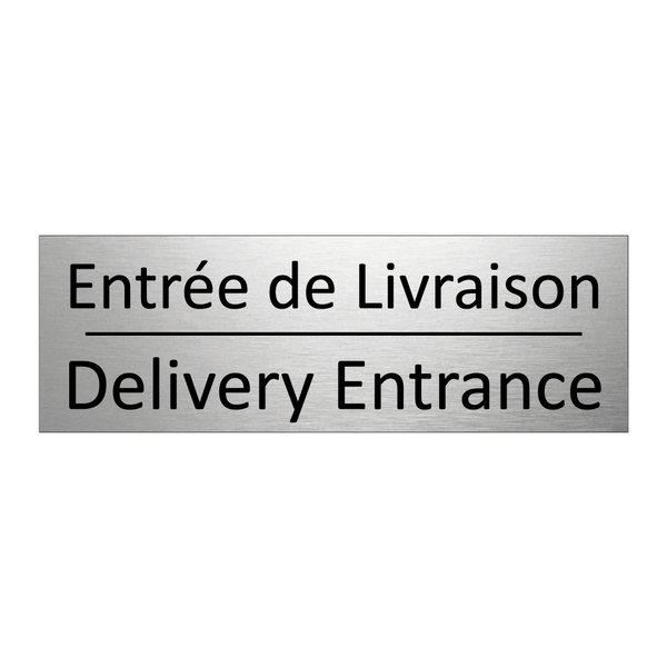 Entrée de Livraison - Delivery Entrance