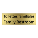 Toilettes familiales - Family Restroom