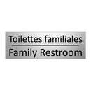 Toilettes familiales - Family Restroom