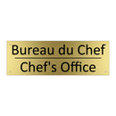 Bureau du Chef - Chef's Office