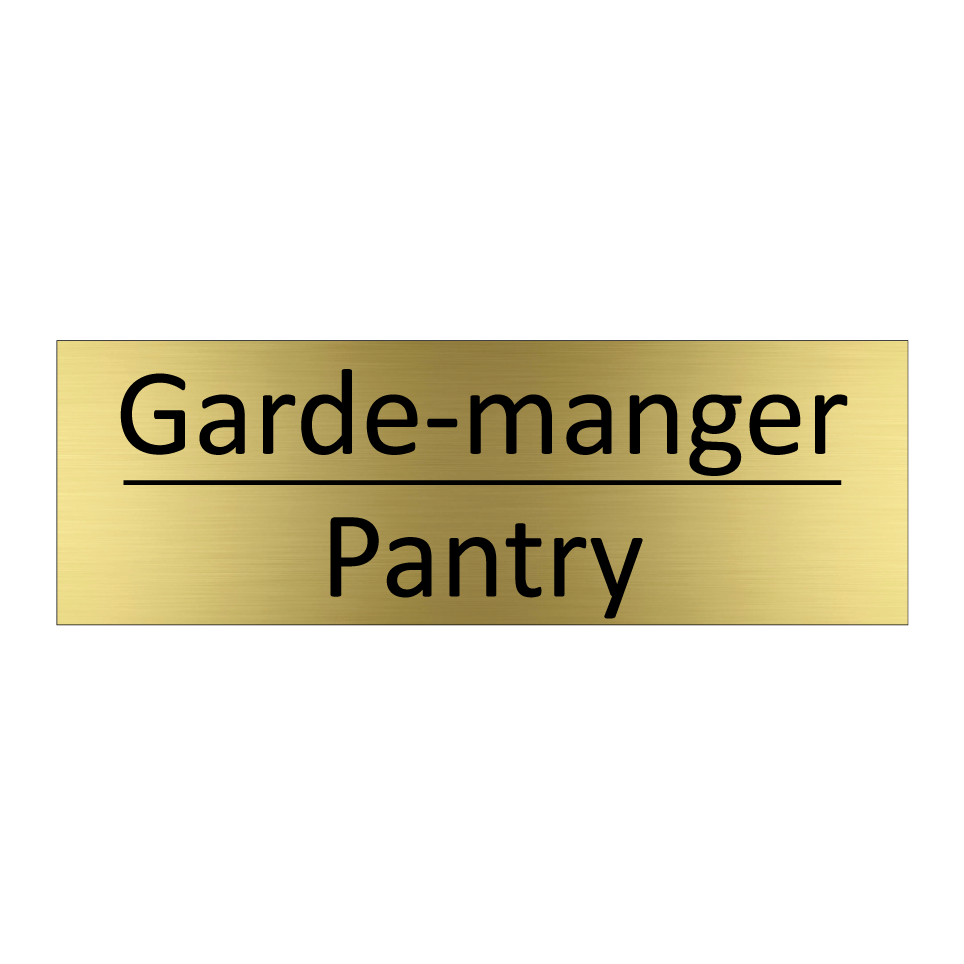 Garde-manger - Pantry