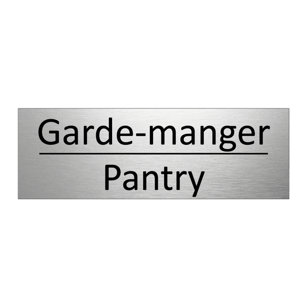Garde-manger - Pantry