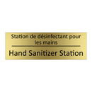 Station de désinfectant pour les  /.../ - Hand Sanitizer Station