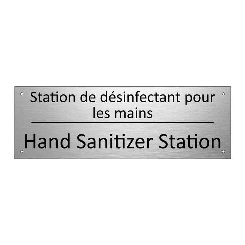 Station de désinfectant pour les  /.../ - Hand Sanitizer Station