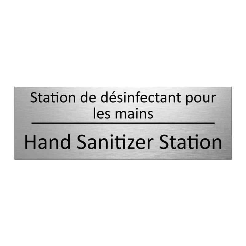 Station de désinfectant pour les  /.../ - Hand Sanitizer Station
