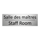 Salle des maîtres - Staff Room