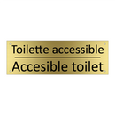 Toilette accessible - Accesible toilet