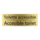 Toilette accessible - Accesible toilet