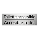 Toilette accessible - Accesible toilet