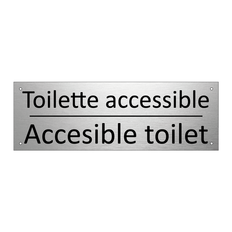 Toilette accessible - Accesible toilet