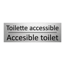 Toilette accessible - Accesible toilet