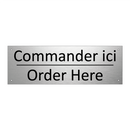 Commander ici - Order Here
