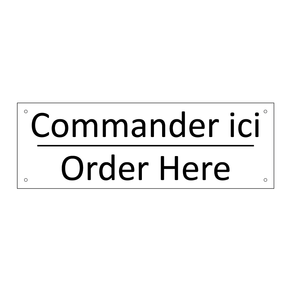 Commander ici - Order Here