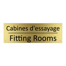 Cabines d'essayage - Fitting Rooms