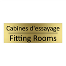 Cabines d'essayage - Fitting Rooms