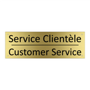 Service Clientèle - Customer Service