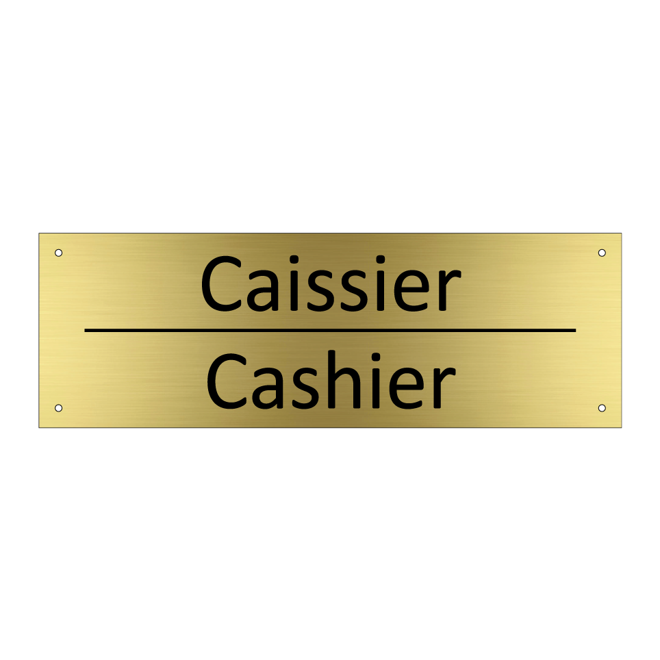 Caissier - Cashier