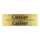 Caissier - Cashier