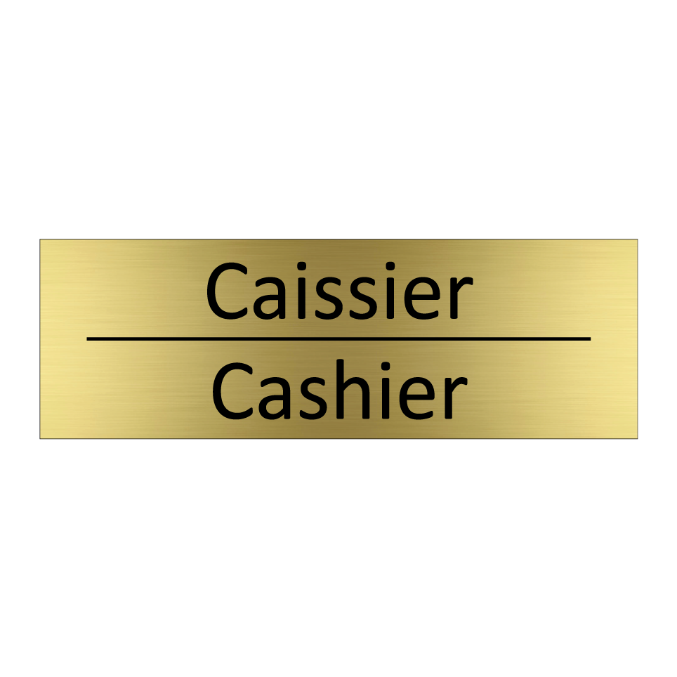 Caissier - Cashier
