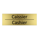 Caissier - Cashier
