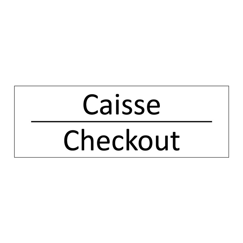 Caisse - Checkout