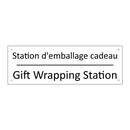 Station d'emballage cadeau - Gift Wrapping Station