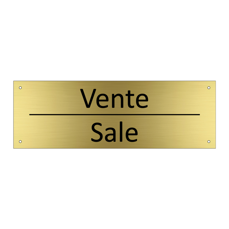 Vente - Sale