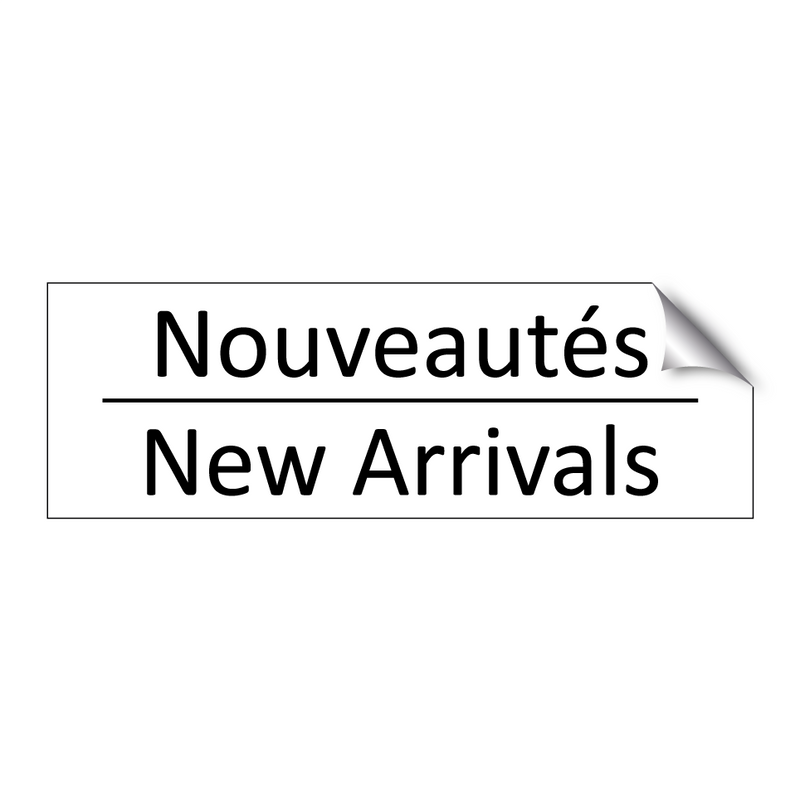Nouveautés - New Arrivals