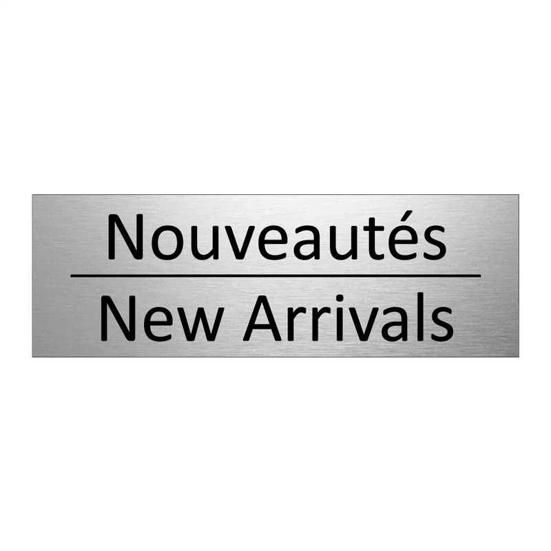 Nouveautés - New Arrivals