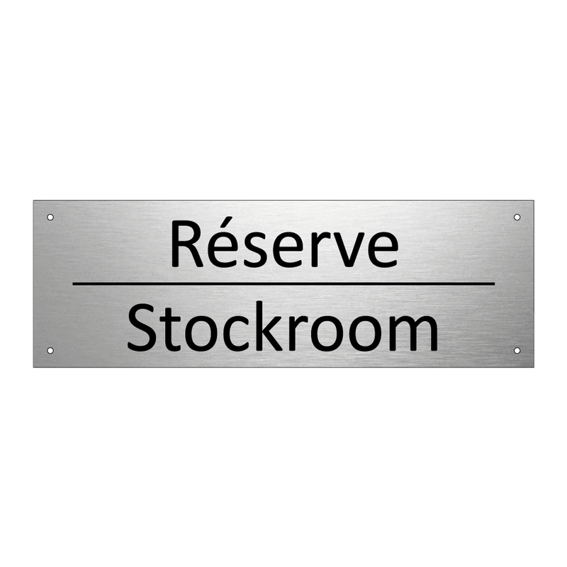 Réserve - Stockroom