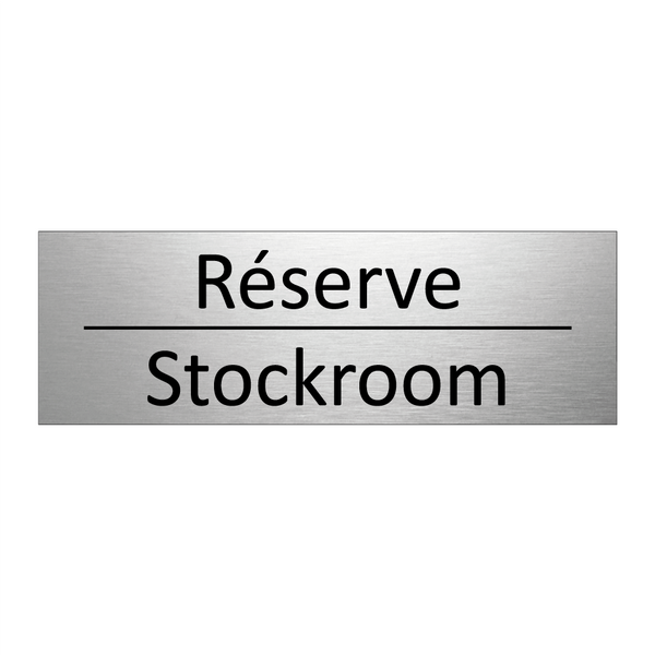 Réserve - Stockroom