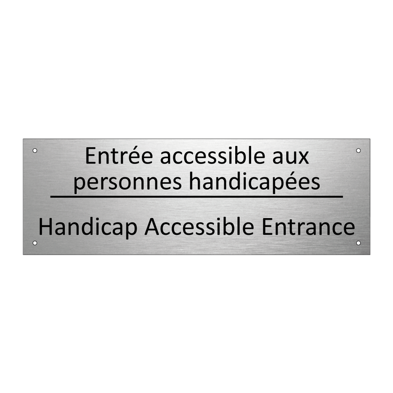 Entrée accessible aux personnes  /.../ - Handicap Accessible Entrance