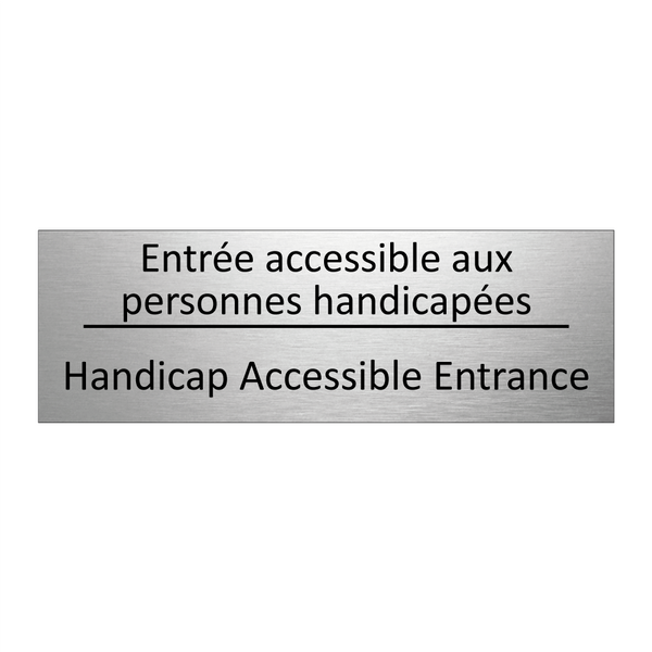 Entrée accessible aux personnes  /.../ - Handicap Accessible Entrance