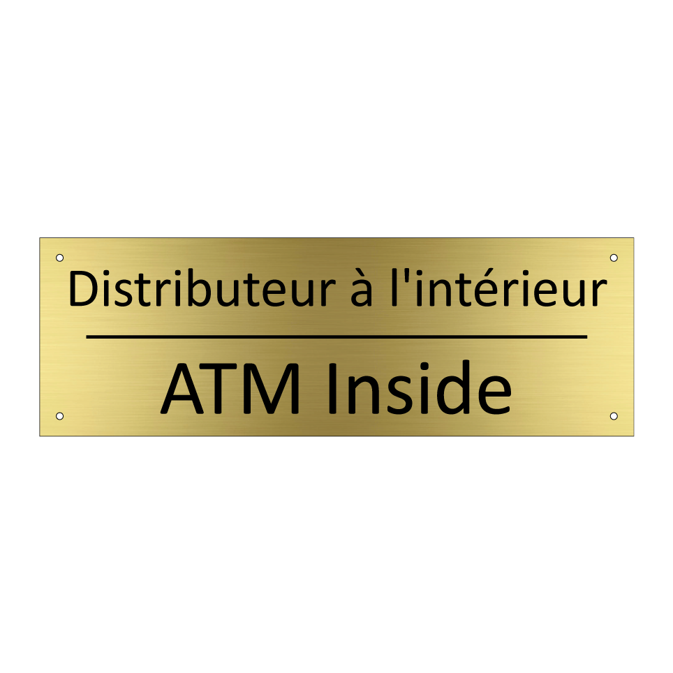 Distributeur à l'intérieur - ATM Inside