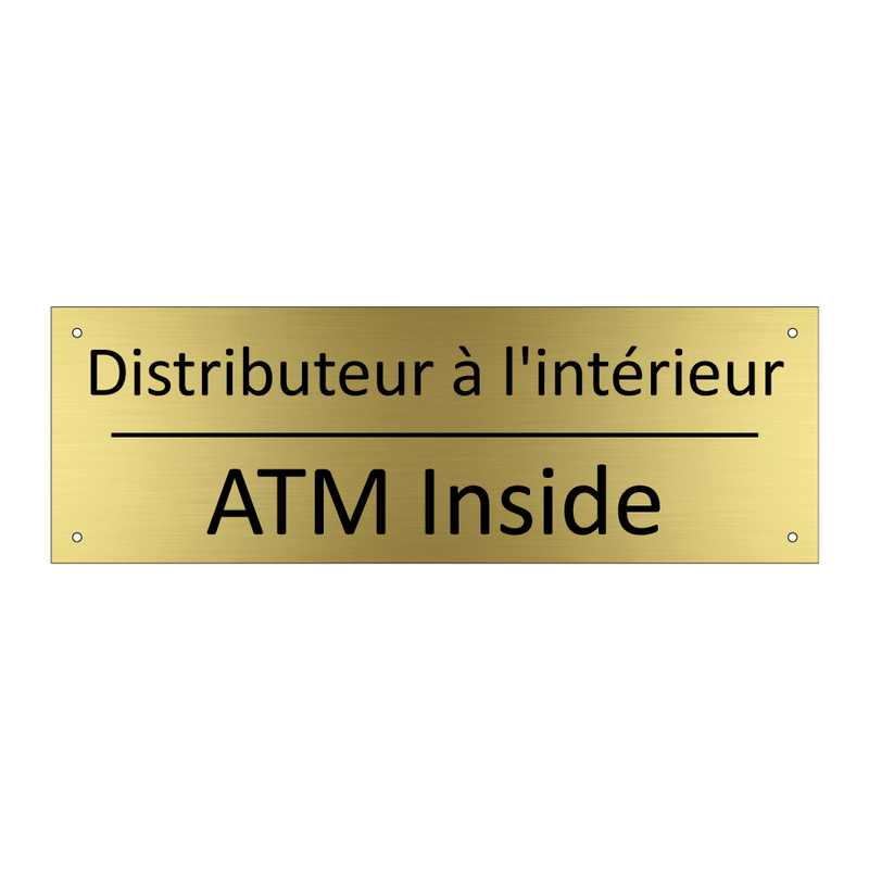Distributeur à l'intérieur - ATM Inside