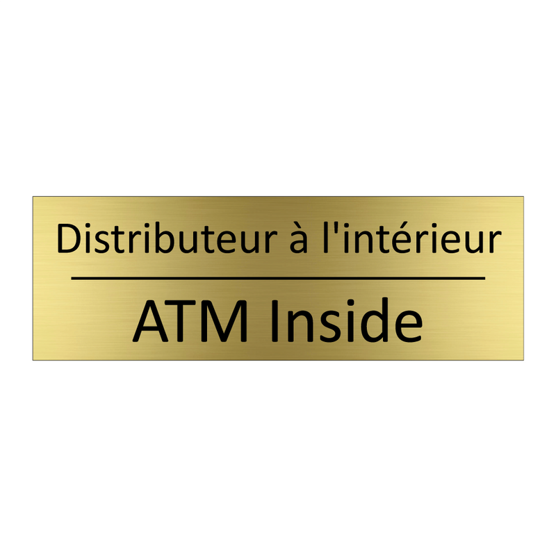 Distributeur à l'intérieur - ATM Inside
